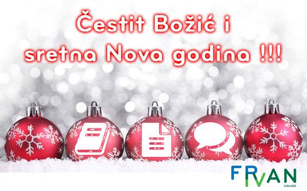 Čestit Božić i sretna Nova godina od Frivan usluga !!! bozicna cestitka